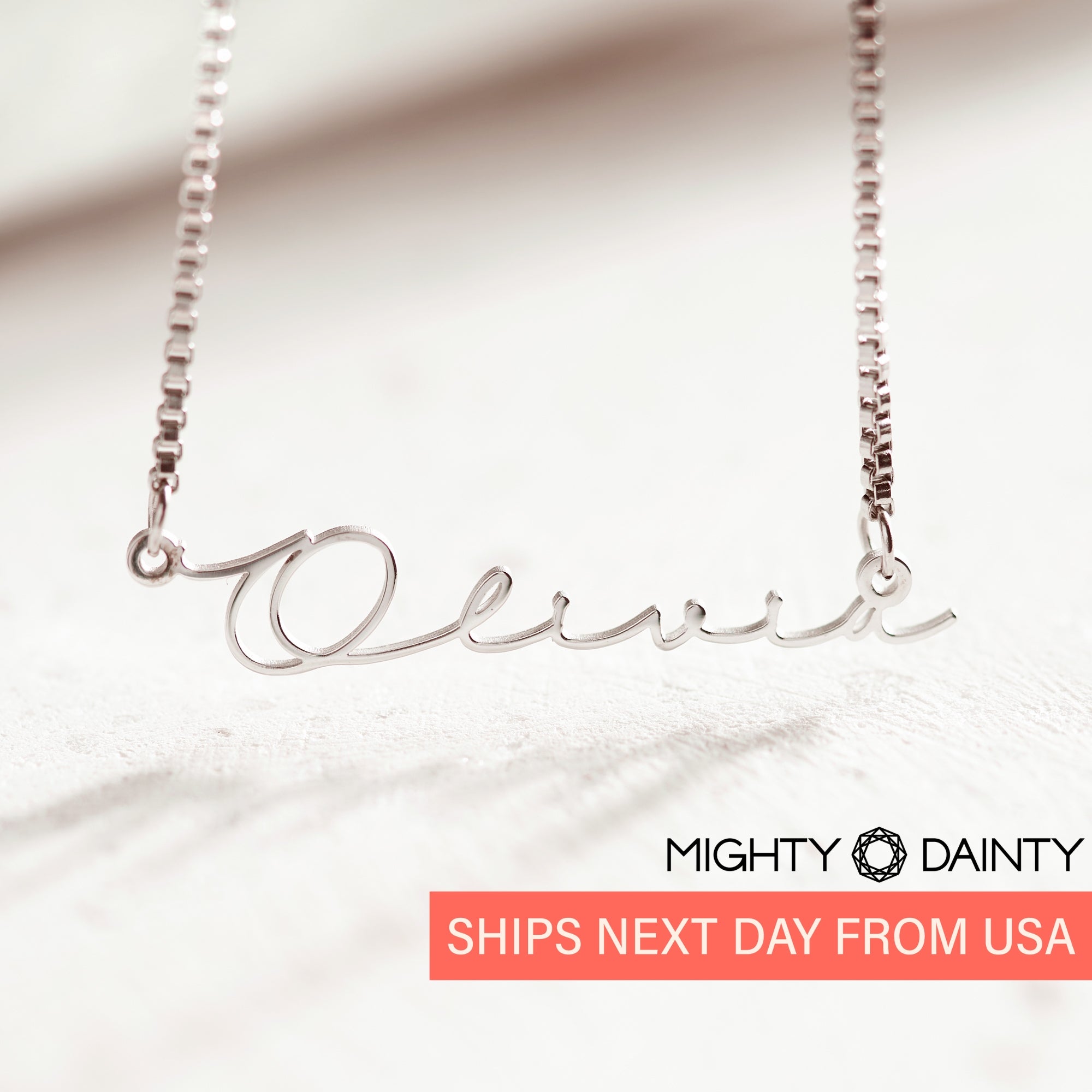 Classic Nameplate Necklace