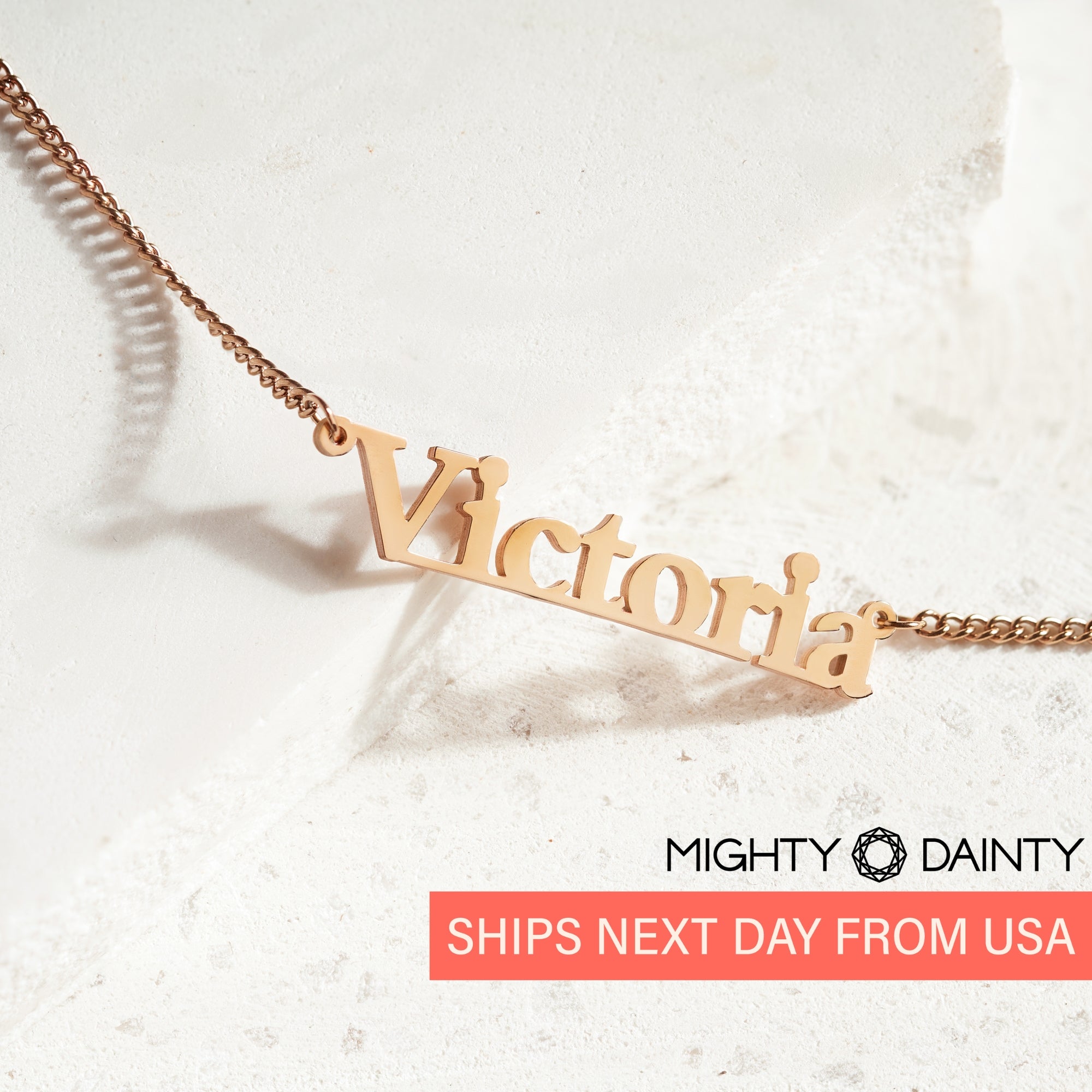 Classic Nameplate Necklace