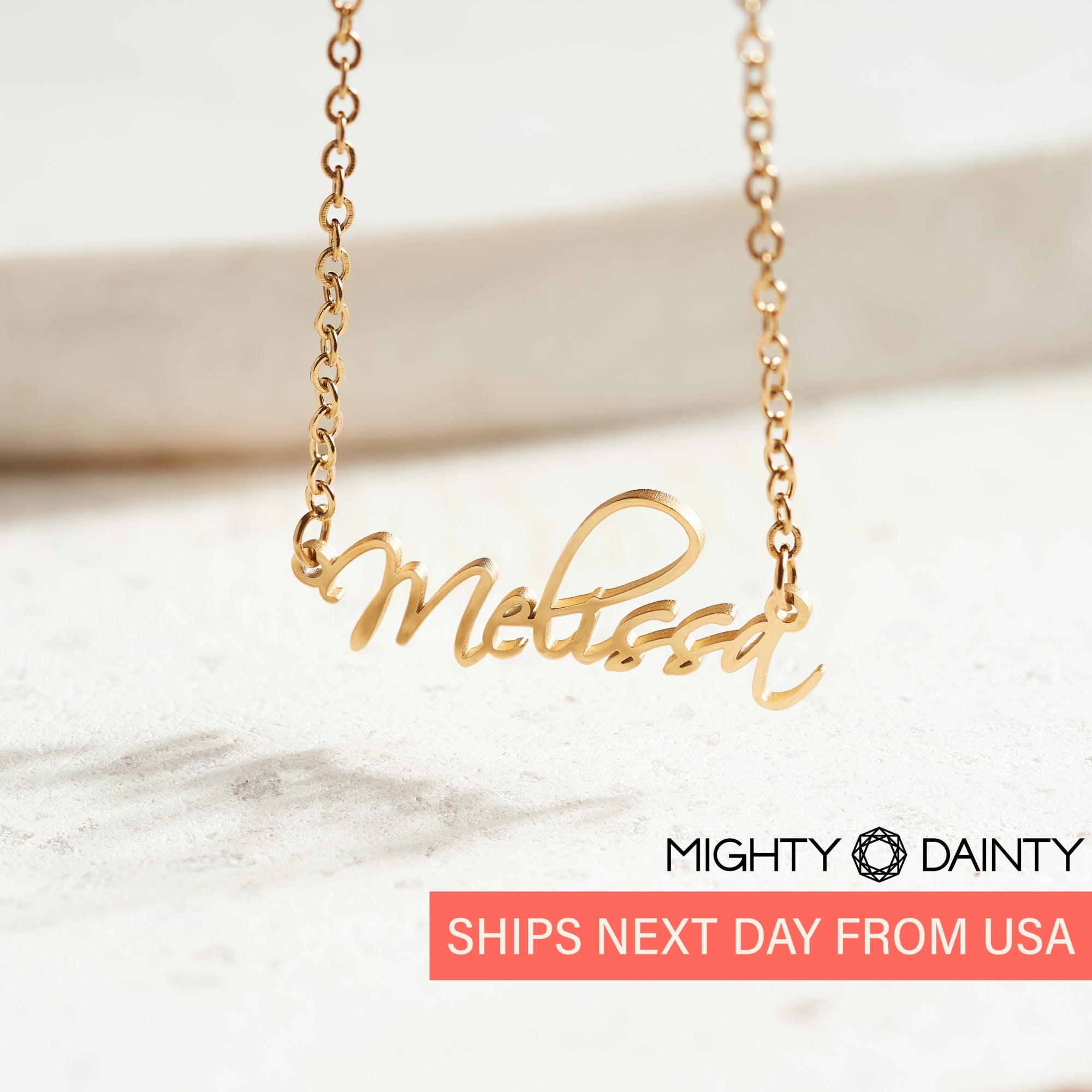 Classic Nameplate Necklace