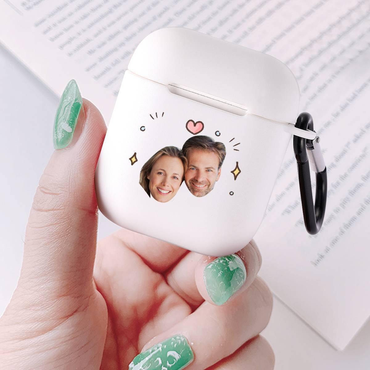 Airpods Case Custom Photo Couple's Keepsake Gift Earphone Case White - Avatar