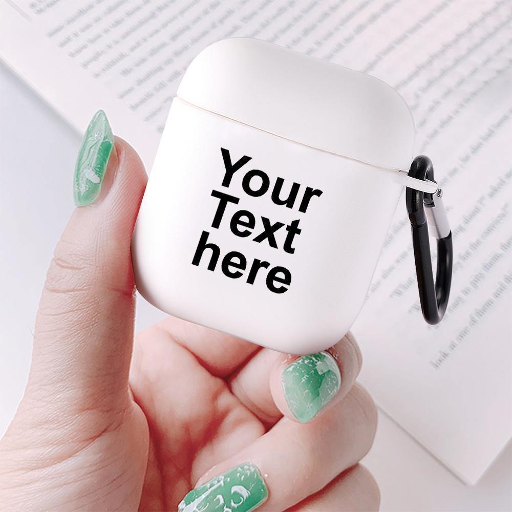 Airpods Case for Airpods 2nd White Color with Engraving