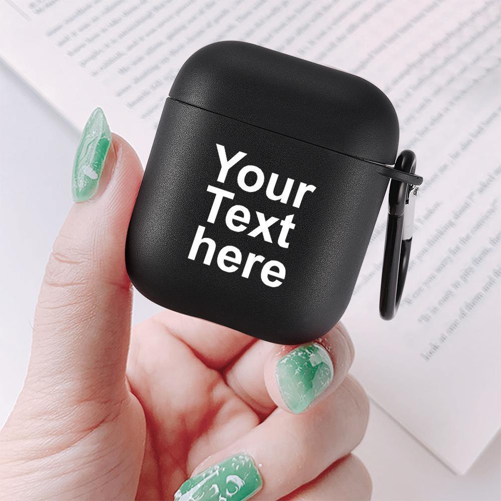 Airpods Case with Engraving for Airpods 2nd Black