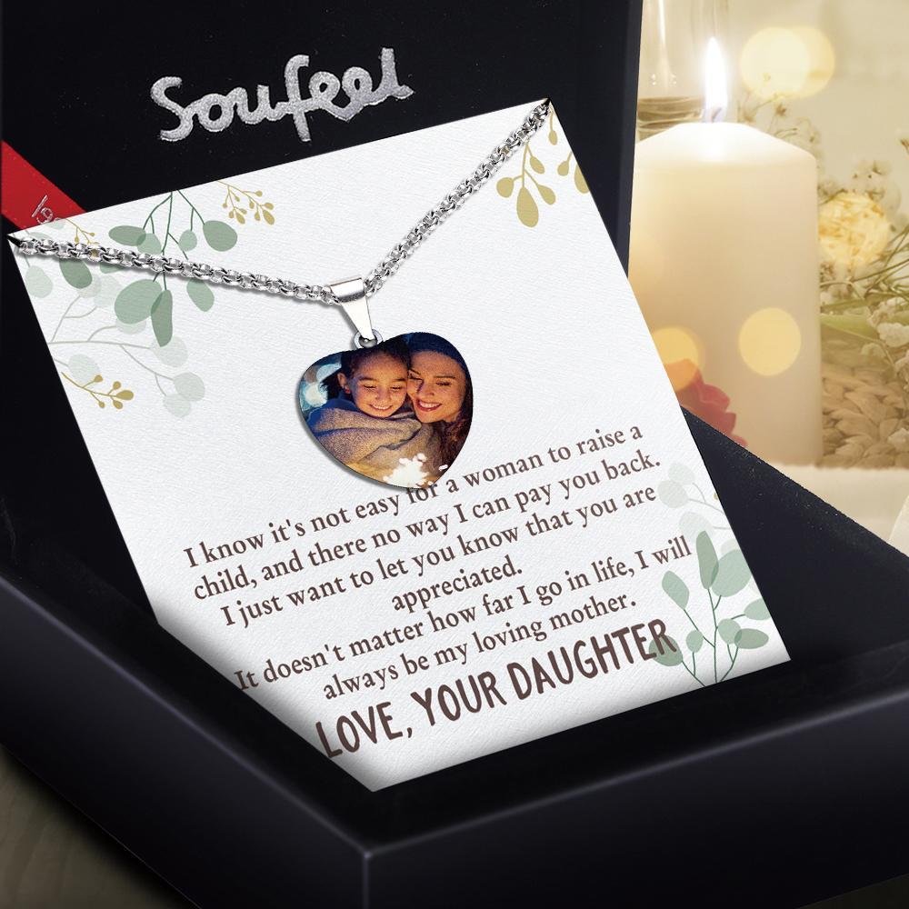 Soufeel Gift Card Jewelry Card Love Your Daughter