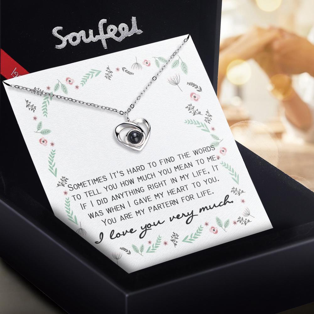 Soufeel Gift Card Jewelry Card Love You