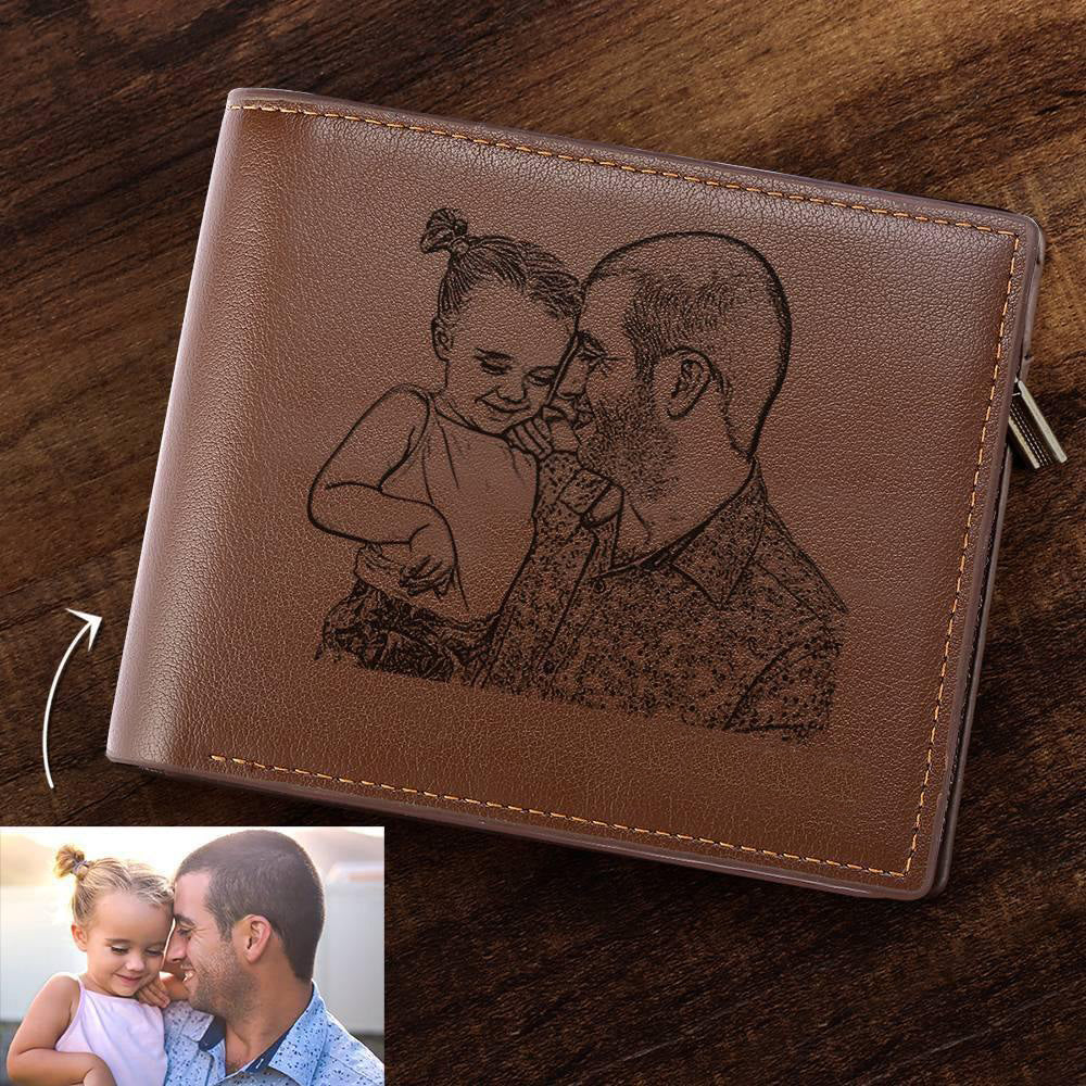 Custom Photo Engraved Wallet