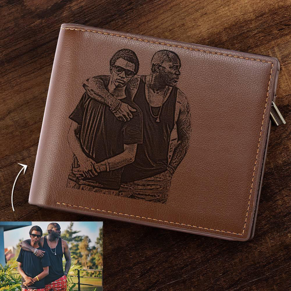 Custom Photo Engraved Wallet