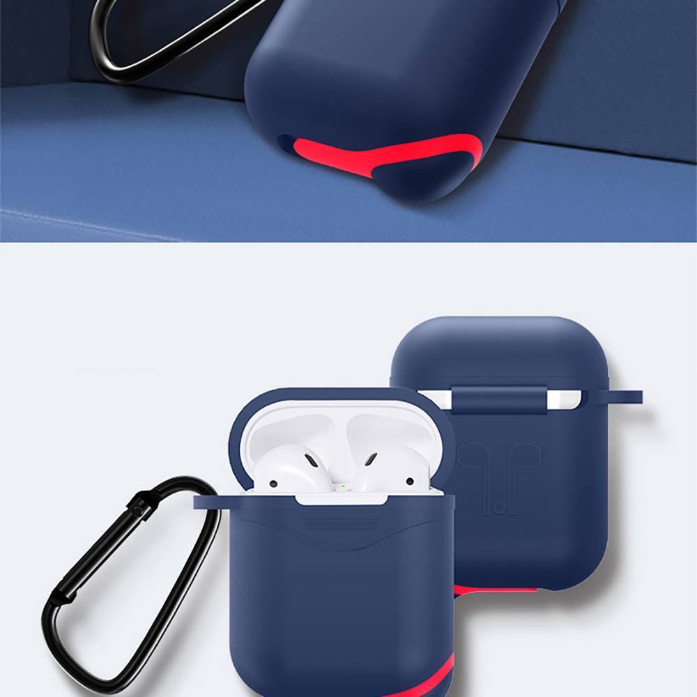 AirPods Case Earphone Case Daily Silicone Case Blue