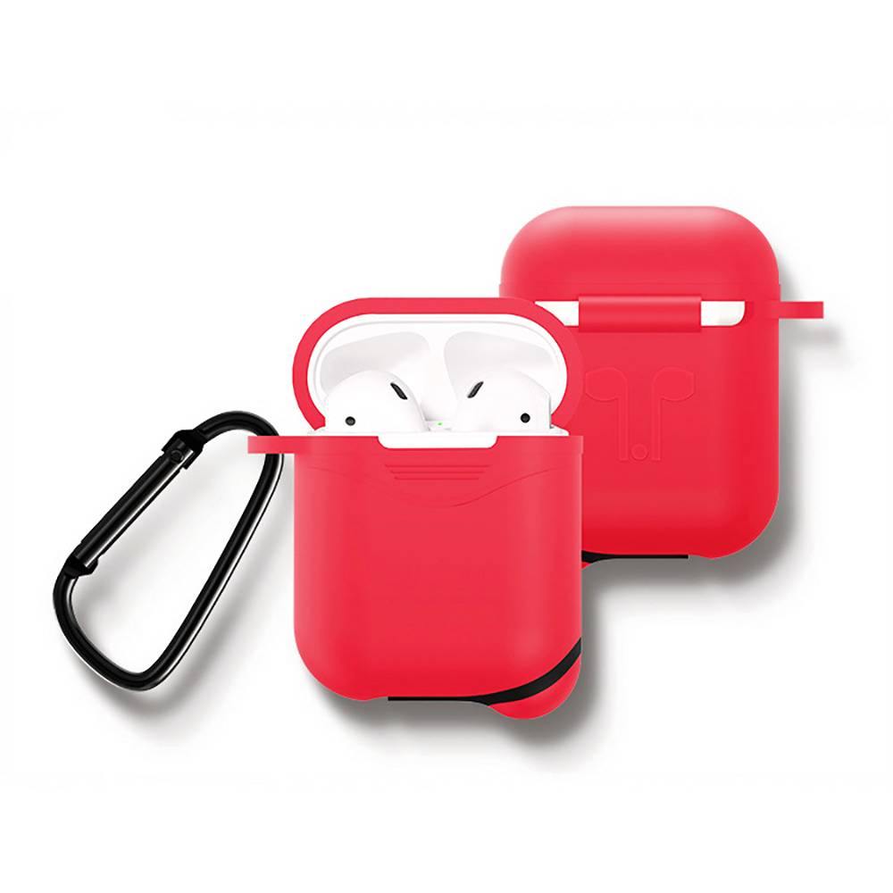 AirPods Case Earphone Case Daily Silicone Case Red