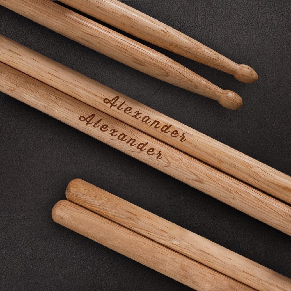 Custom Engraved Drumsticks Unique Gifts