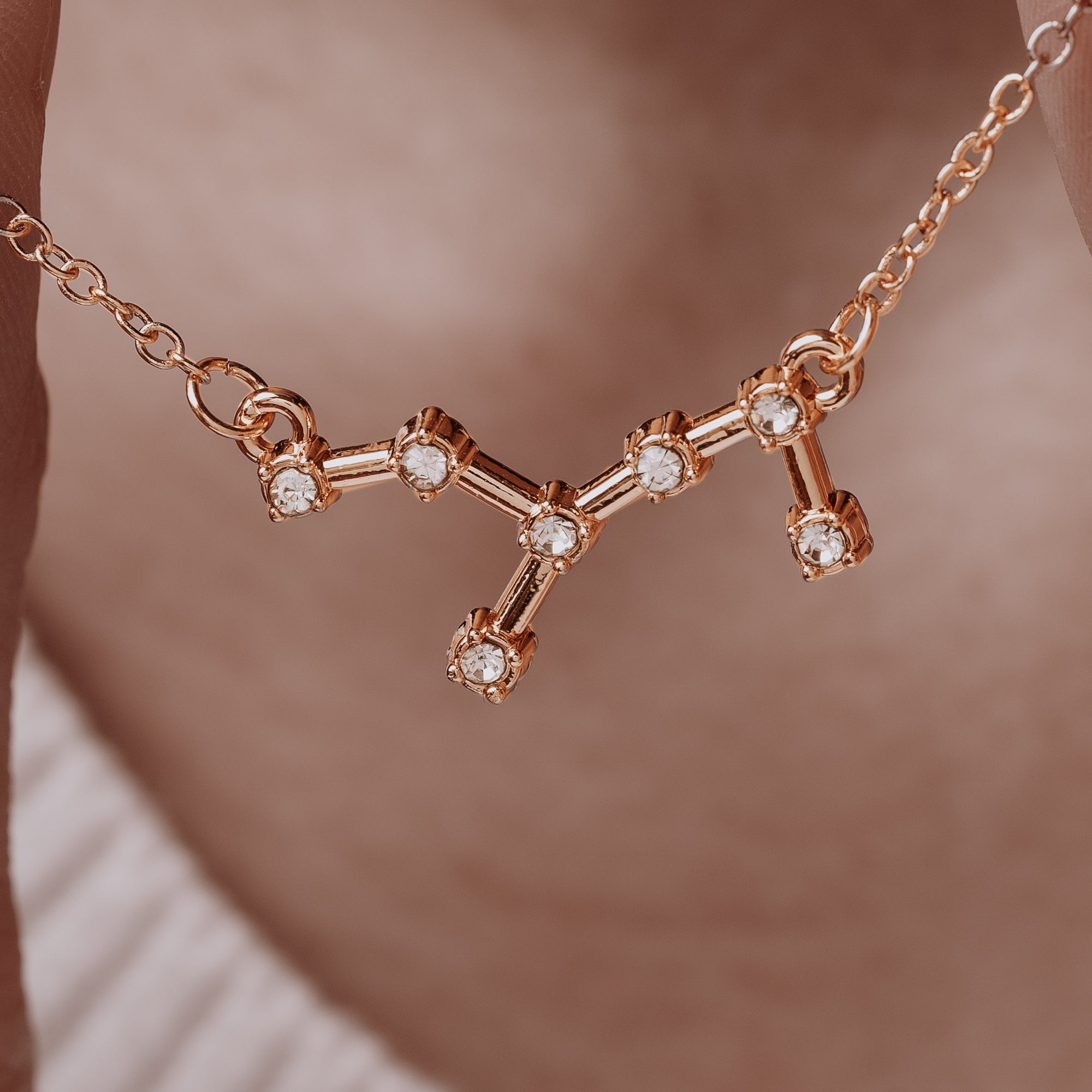 Diamond Horoscope Necklace