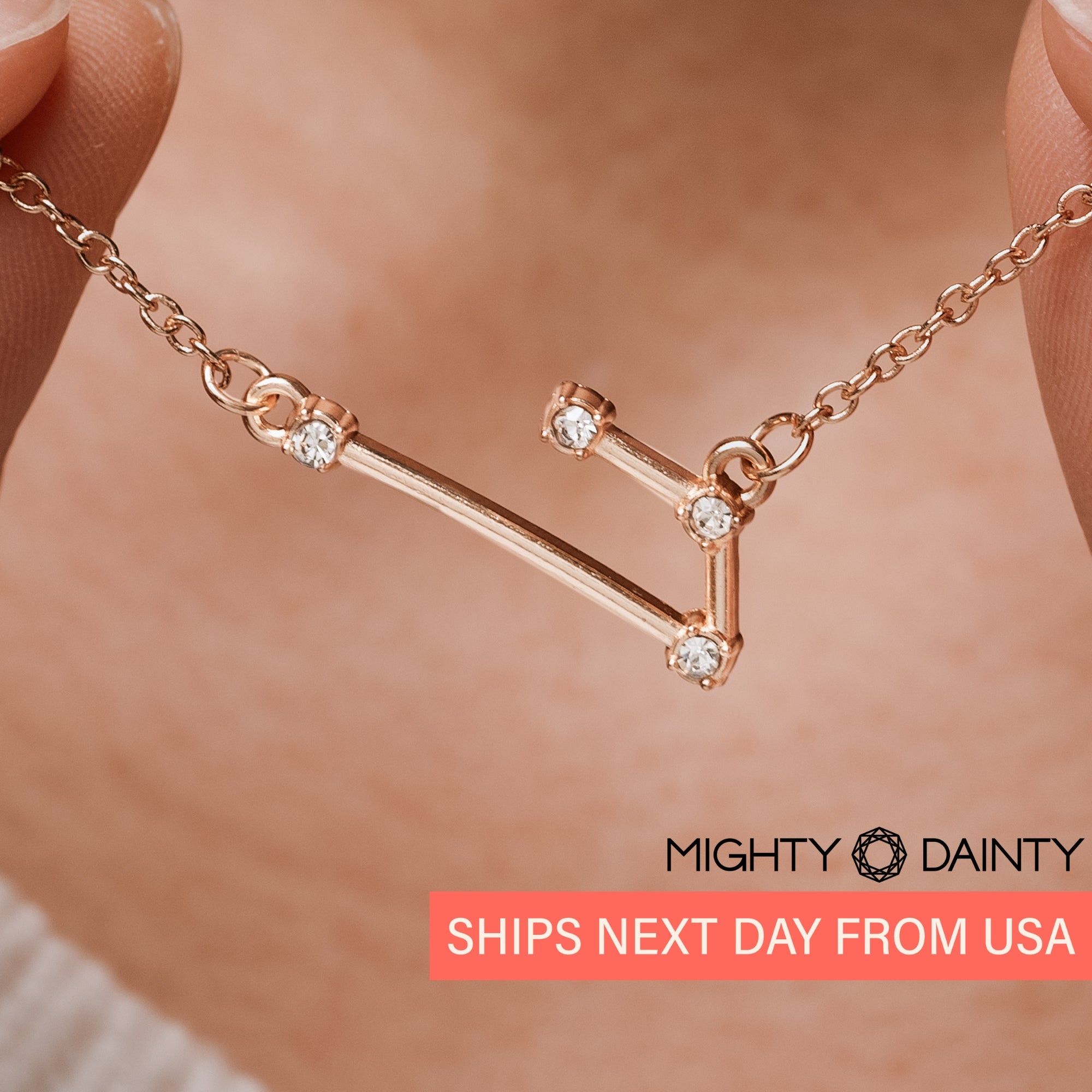 Diamond Horoscope Necklace