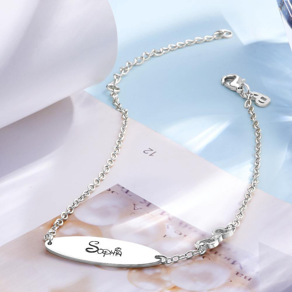 Engraved Bracelet Custom  Name Bracelet Personalized Bracelet