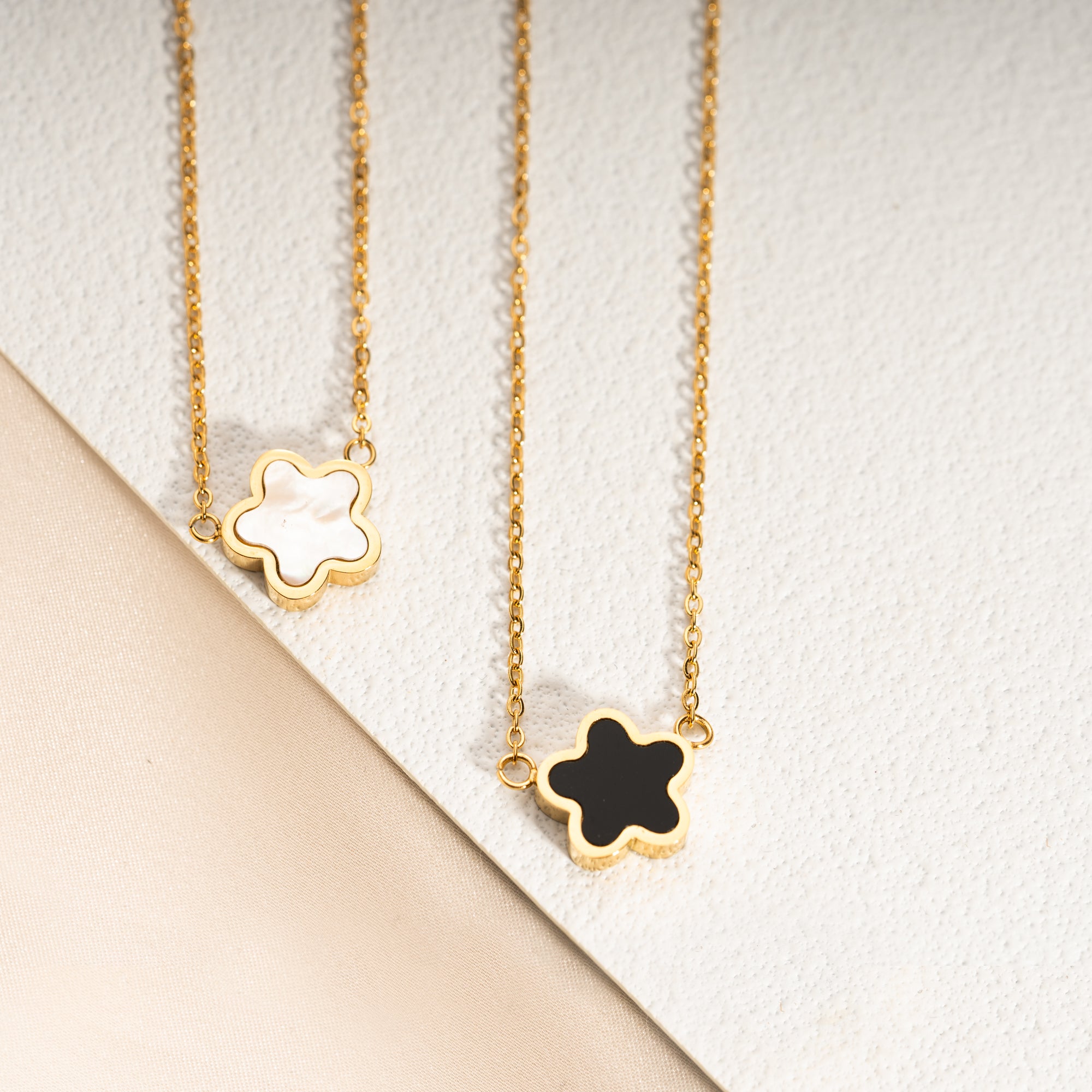 Delicate Flower Charm Necklace