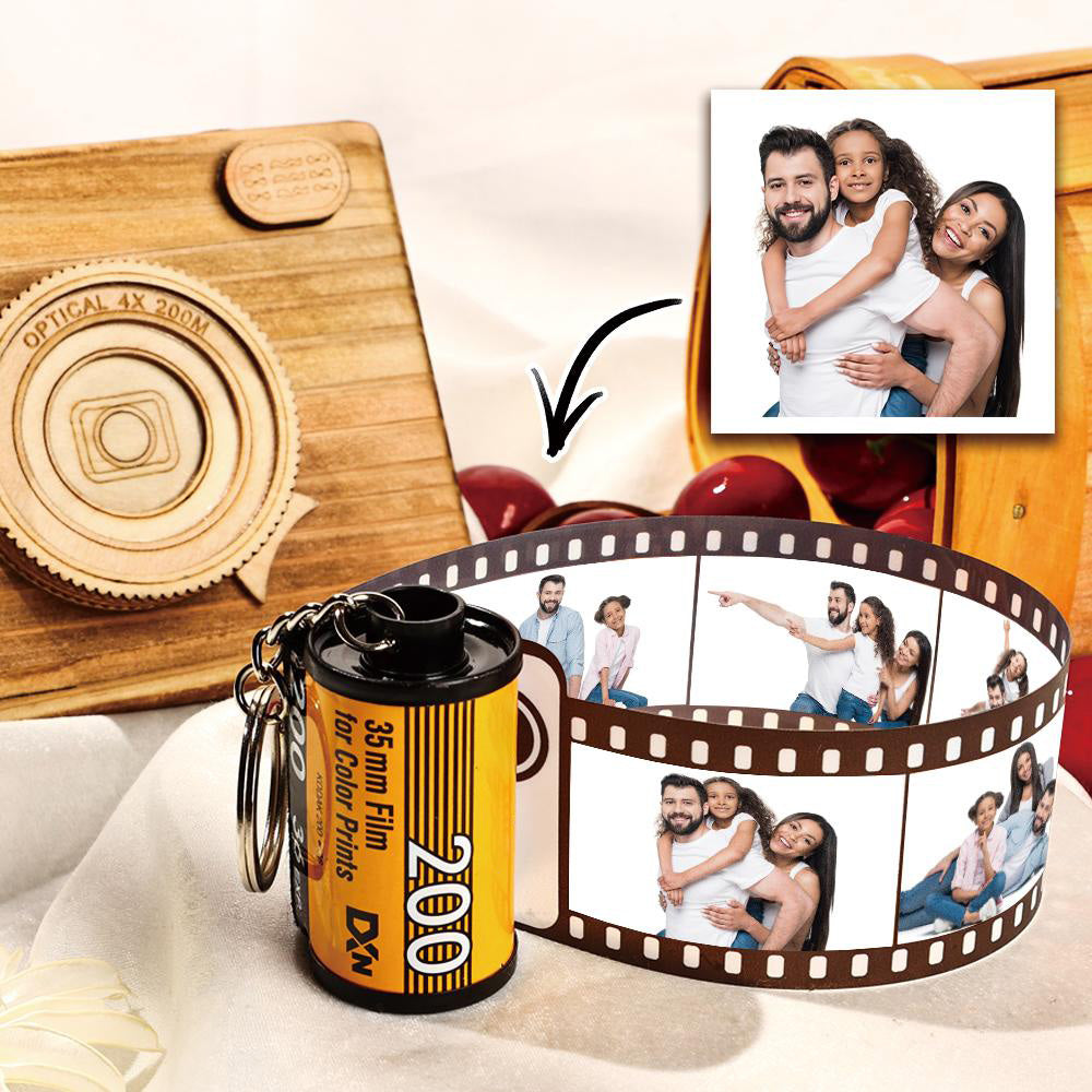 15 Pics Photo Keychain Camera Roll Keychain Multiphoto Unique Gifts