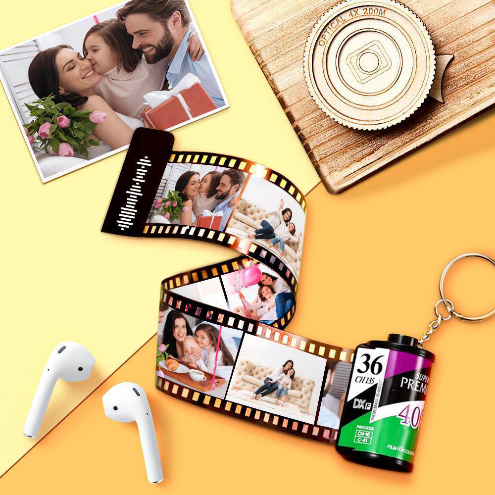 15 Pics Custom Keychain Camera Roll Keychain Multiphoto Photo Keychain Unique Gifts