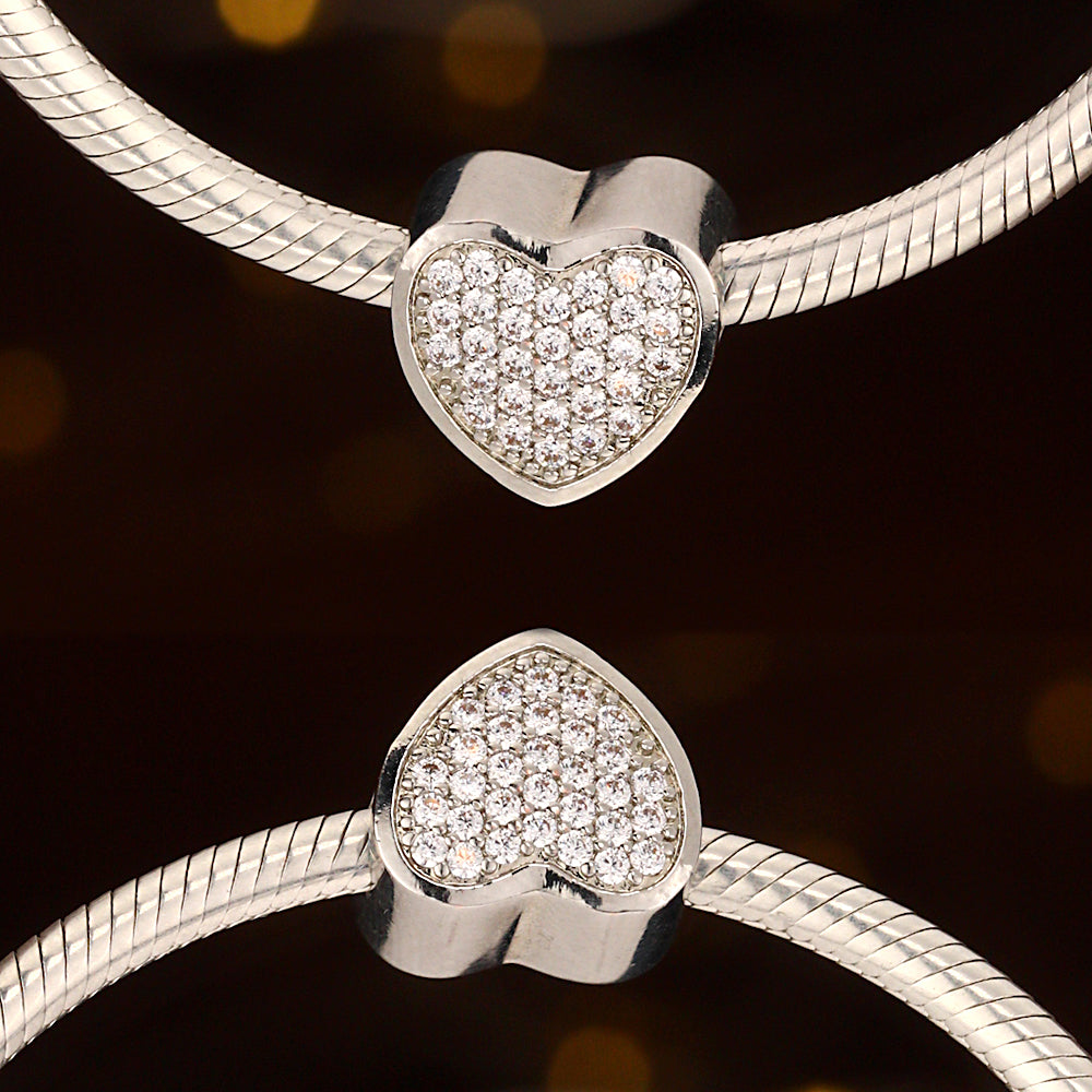 Always Love You Heart Photo Charm