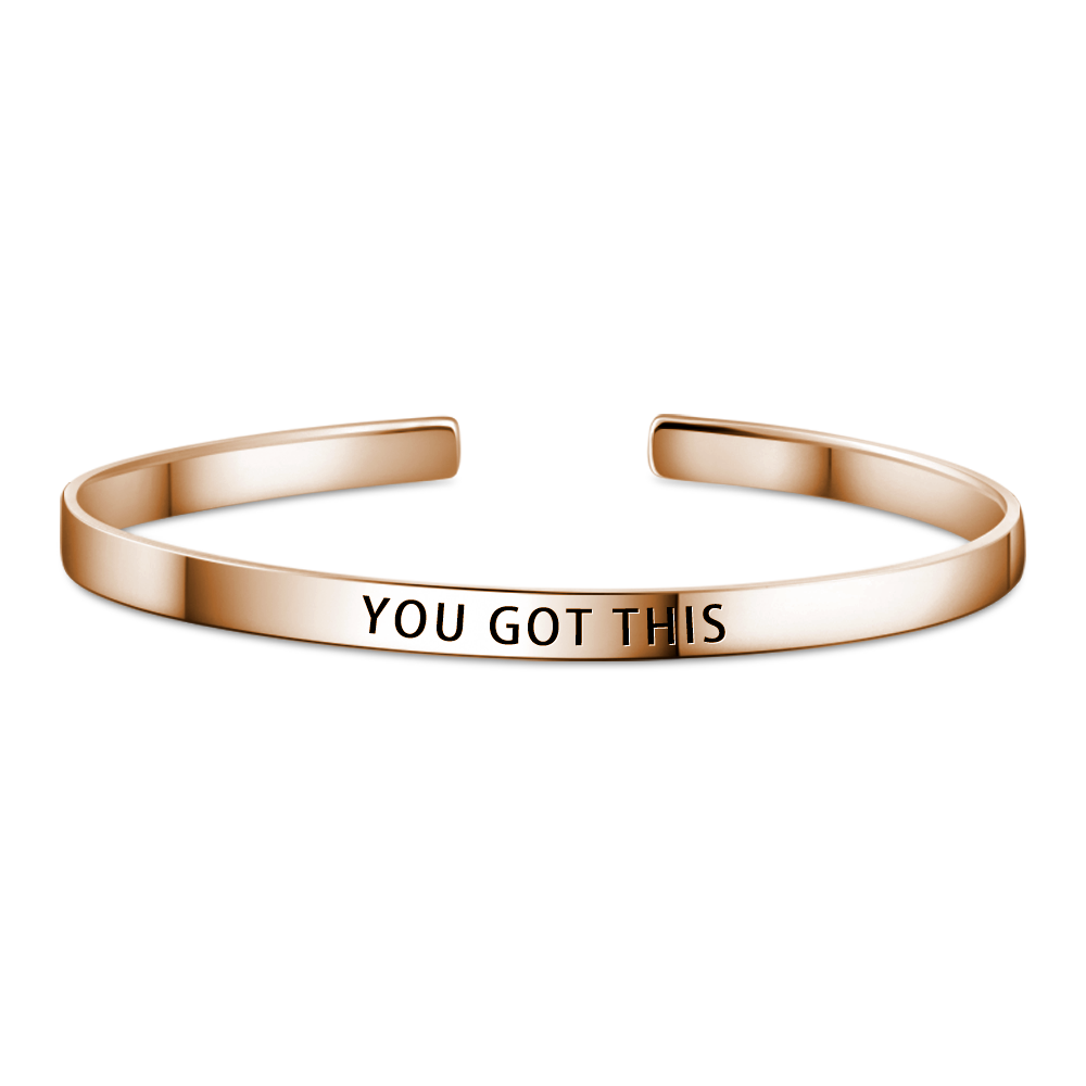 You Got This Bangle Rose Gold Plated Copper
